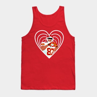 Travis Kelce Heart Tank Top